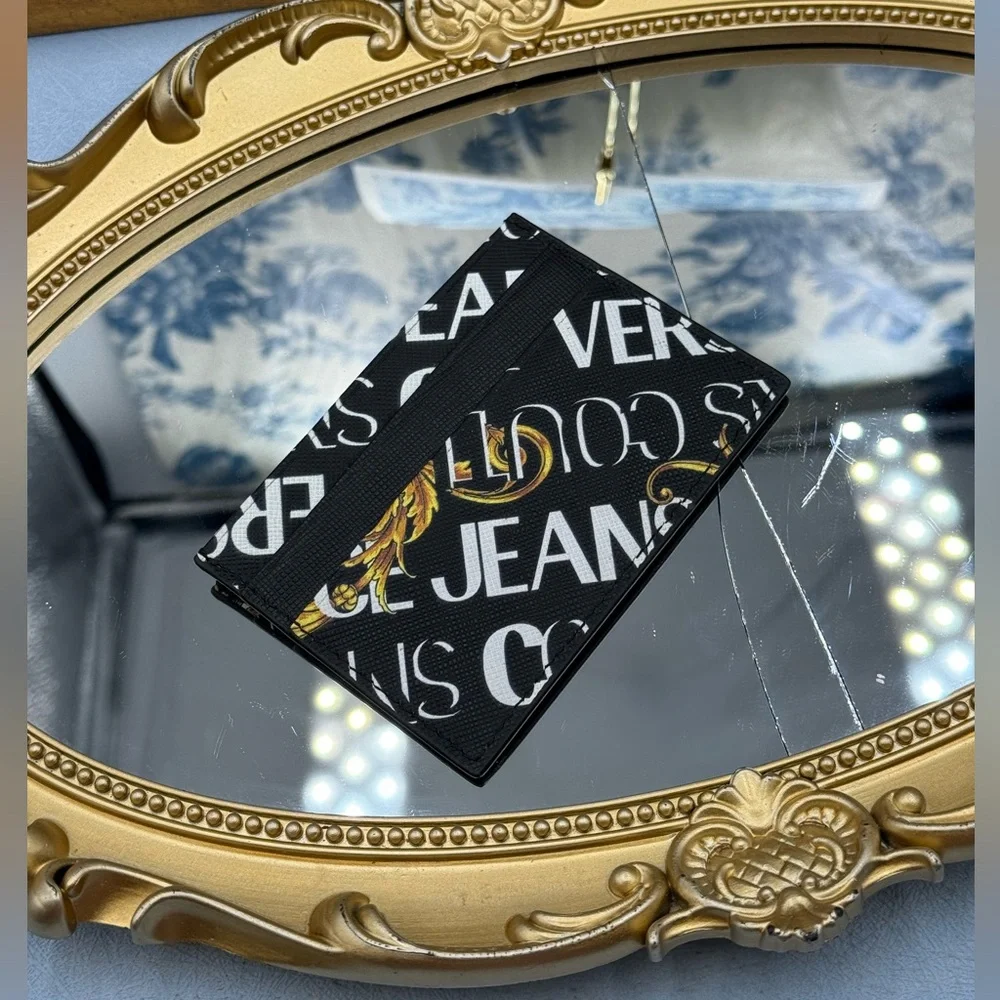 🆕 VERSACE JEANS COUTURE 🧿 NWOT Garland Credit Card Holder